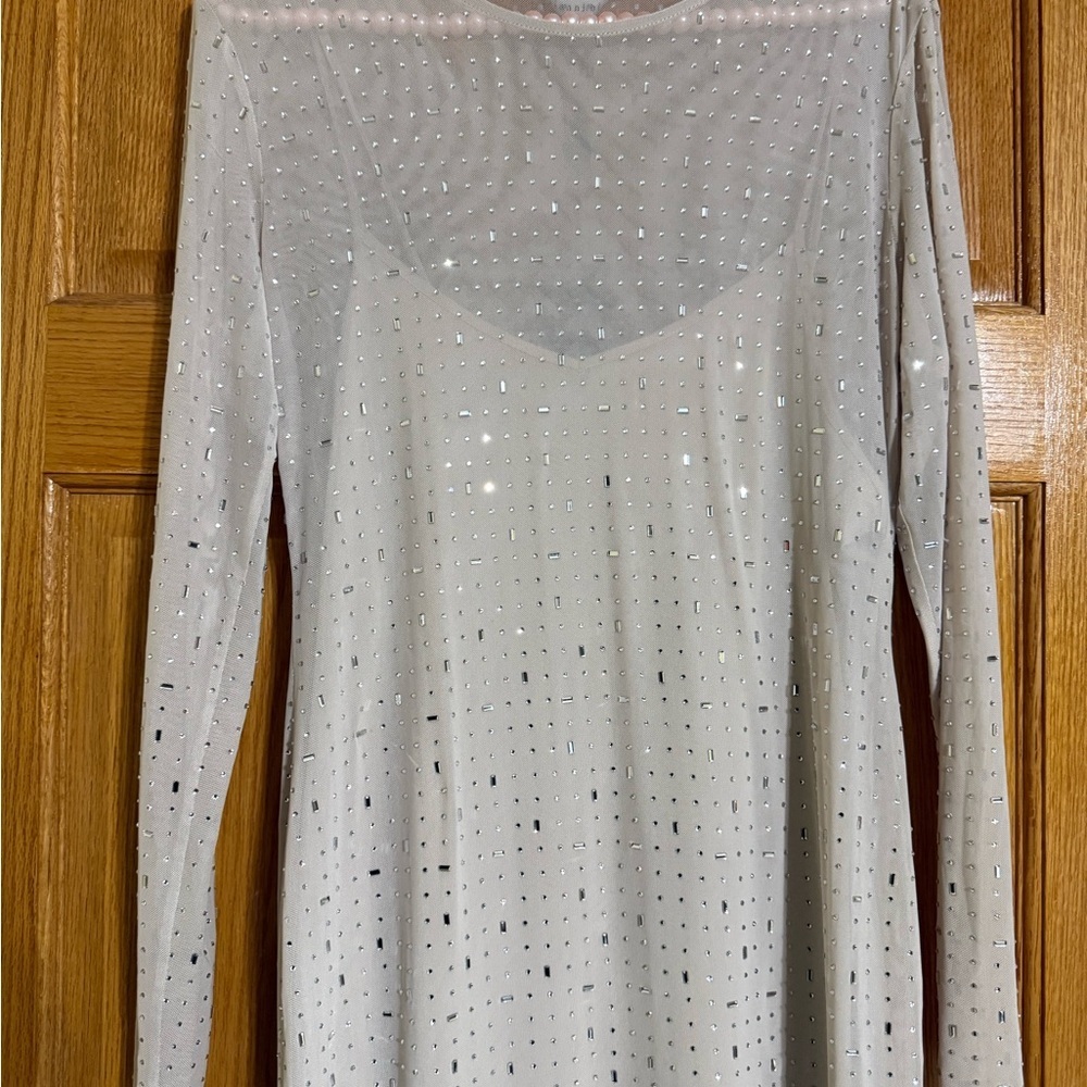 Tilly Rhinestone Embellished Midi Dress - Picture 6 of 8